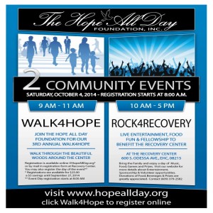 2014 Hope All Day Walk Flyer